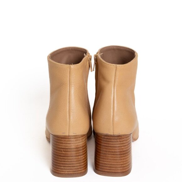 Flattered Leather Boot Cognac Cream Beige Ankle Bootie Remi EU 40 - Picture 6 of 16